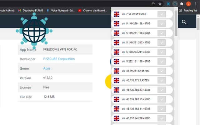 Chrome 网上商店提供适用于 Window 10 Chrome 的免费 VPN，可与 OffiDocs Chromium 在线运行