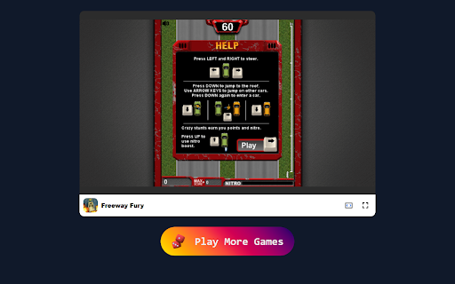 Freeway Fury Game Dominate the Highway with High Speed Action!  from Chrome web store to be run with OffiDocs Chromium online