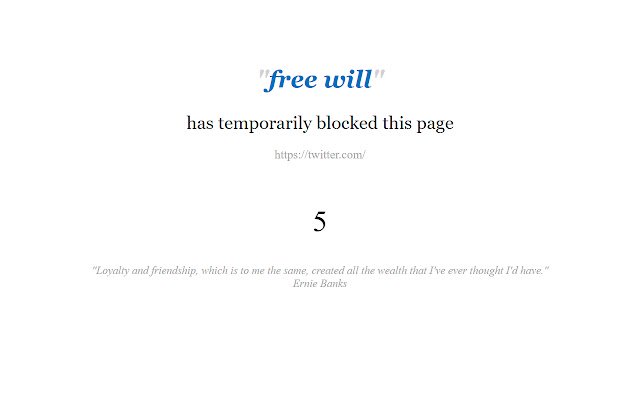 free will  from Chrome web store to be run with OffiDocs Chromium online