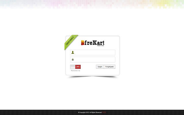 Frekart Admin Panel Gerencie vários sites da Chrome Web Store para serem executados com o OffiDocs Chromium online