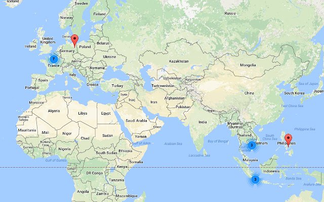 French digital nomads map update  from Chrome web store to be run with OffiDocs Chromium online