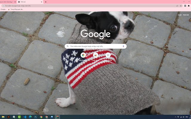 Amichevole con una bandiera decorativa per cani dal negozio web Chrome da eseguire con OffiDocs Chromium online