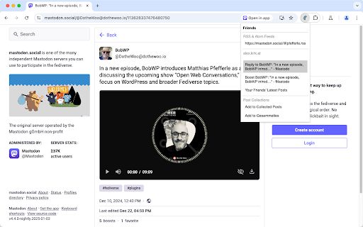 Friends  from Chrome web store to be run with OffiDocs Chromium online