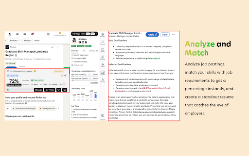FrogHire.ai H1B Sponsor Checker, Job Analyzer  from Chrome web store to be run with OffiDocs Chromium online