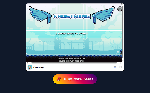 Frostwing Game Embark on an Epic Icebound Adventure!  from Chrome web store to be run with OffiDocs Chromium online