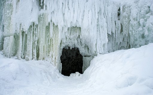 Frozen mountain cave  from Chrome web store to be run with OffiDocs Chromium online