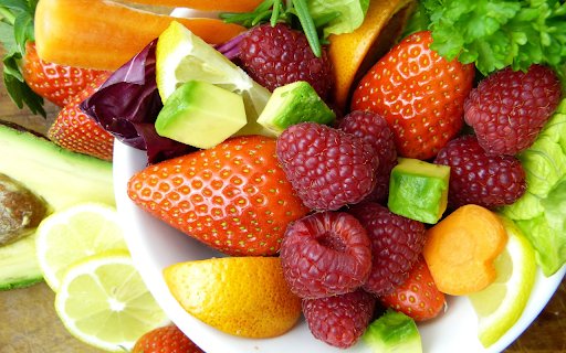 Fruits and salads  from Chrome web store to be run with OffiDocs Chromium online