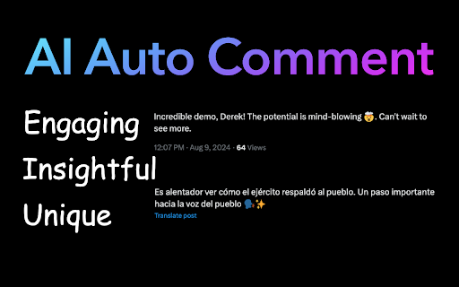 FSO X：AI for twitter growth  from Chrome web store to be run with OffiDocs Chromium online