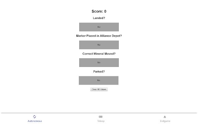 FTC Rover Ruckus Scorer  from Chrome web store to be run with OffiDocs Chromium online