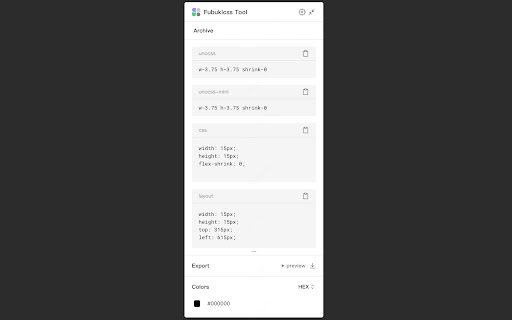 fubukicss tool  from Chrome web store to be run with OffiDocs Chromium online