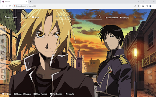 Fullmetal Alchemist Wallpaper  from Chrome web store to be run with OffiDocs Chromium online