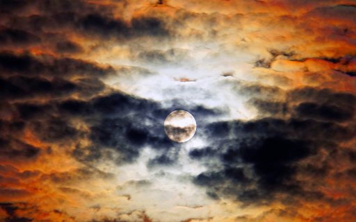 full moon and dark clouds  from Chrome web store to be run with OffiDocs Chromium online