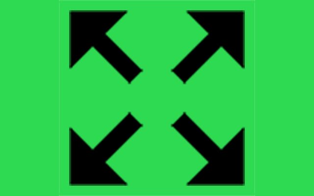 Fullscreen Green App  from Chrome web store to be run with OffiDocs Chromium online