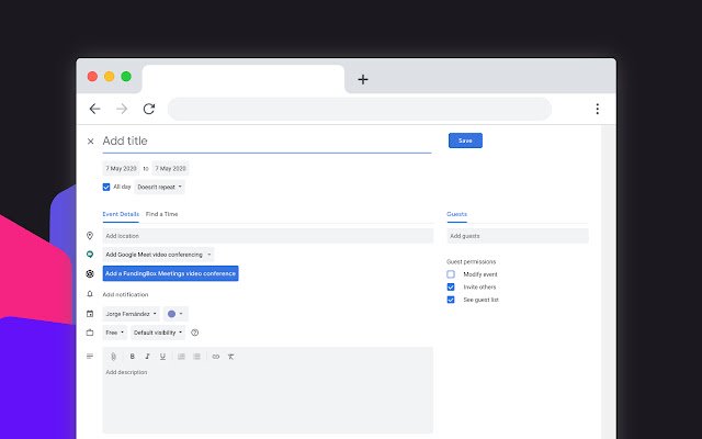 FundingBox Meetings  from Chrome web store to be run with OffiDocs Chromium online