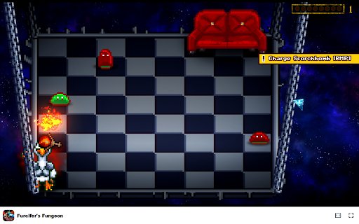Furcifers Fungeon Shape your destiny in this autoscrolling roguelike!  from Chrome web store to be run with OffiDocs Chromium online