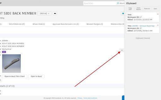 Fusion Manage Advanced Clipboard  from Chrome web store to be run with OffiDocs Chromium online