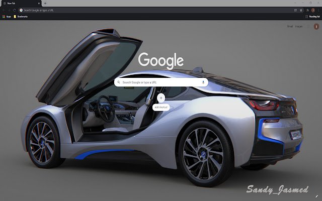 Futuristic i8 Car HD Theme  from Chrome web store to be run with OffiDocs Chromium online