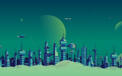Futuristic Metropolis  from Chrome web store to be run with OffiDocs Chromium online