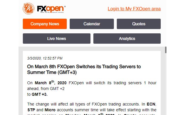 FXOpen Traders Tools  from Chrome web store to be run with OffiDocs Chromium online