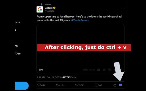 FxTwitter Embeds Fixer for Discord  from Chrome web store to be run with OffiDocs Chromium online