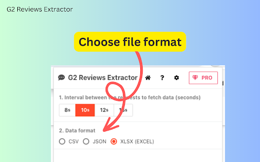G2 Review Data Extraction Tool  from Chrome web store to be run with OffiDocs Chromium online