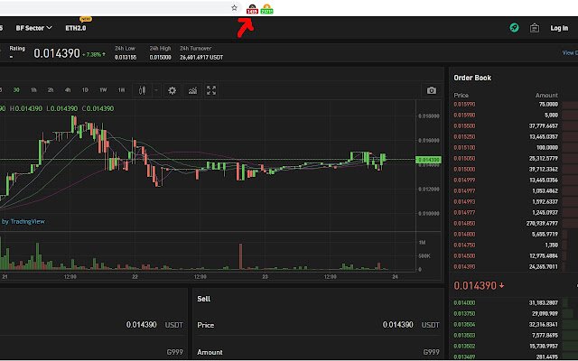 G999 Ticker  from Chrome web store to be run with OffiDocs Chromium online