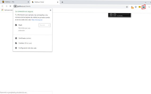 Gabbuz Flash Enabler de la boutique en ligne Chrome doit être exécuté avec OffiDocs Chromium en ligne