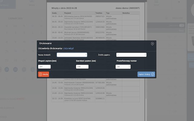 GabinetPrinter  from Chrome web store to be run with OffiDocs Chromium online
