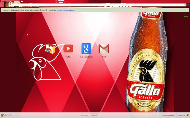 Chrome 网上商店的 Gallo Theme 2 将与 OffiDocs Chromium 在线一起运行