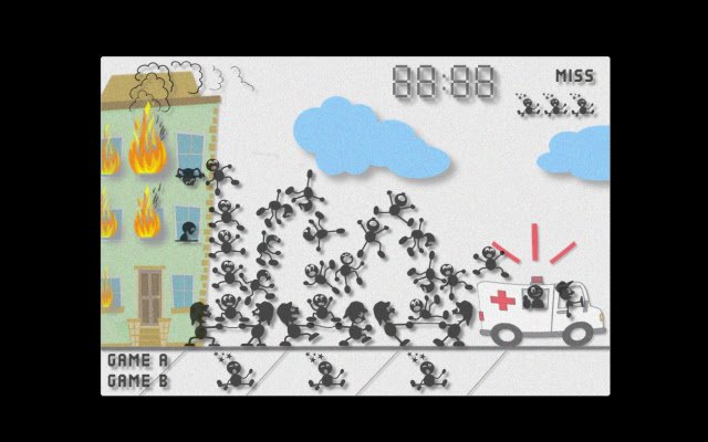 Game And Watch Remaster Fire Brigade de la tienda web de Chrome se ejecutará con OffiDocs Chromium en línea