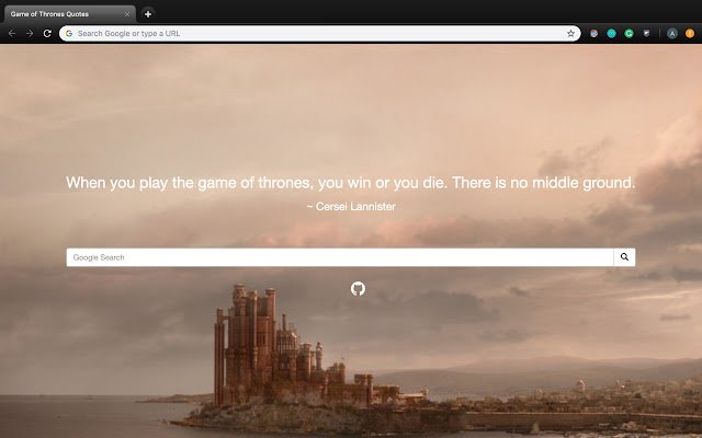 Citazioni di Game of Thrones dal negozio web di Chrome da eseguire con OffiDocs Chromium online