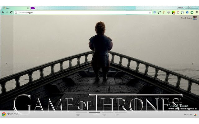 Game of Thrones Season 5 Chrome Theme  from Chrome web store to be run with OffiDocs Chromium online