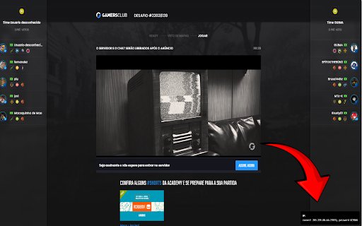 Gamers Club EasyIP  from Chrome web store to be run with OffiDocs Chromium online