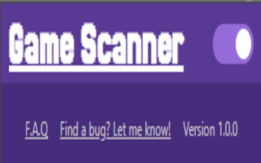 GameScanner For Twitch  from Chrome web store to be run with OffiDocs Chromium online