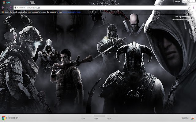 Gra: Skyrim 1366x768 ze sklepu internetowego Chrome do uruchomienia z OffiDocs Chromium online