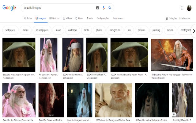 Gandalfier mula sa Chrome web store na tatakbo sa OffiDocs Chromium online