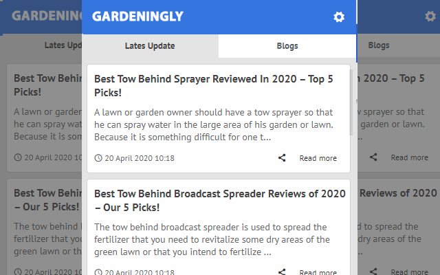 Gardeningly Latest News Update  from Chrome web store to be run with OffiDocs Chromium online