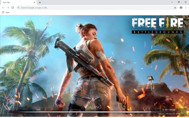 Chrome 网上商店的 Garena Free Fire 新标签主题将与 OffiDocs Chromium 在线运行