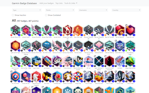 Garminbadges Updater from Chrome web store to be run with OffiDocs Chromium online Garminbadges Updater from Chrome web store to be run with OffiDocs Chromium online
