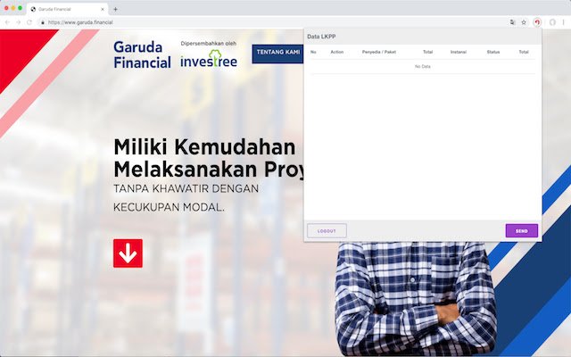 Garuda daripada kedai web Chrome untuk dijalankan dengan OffiDocs Chromium dalam talian