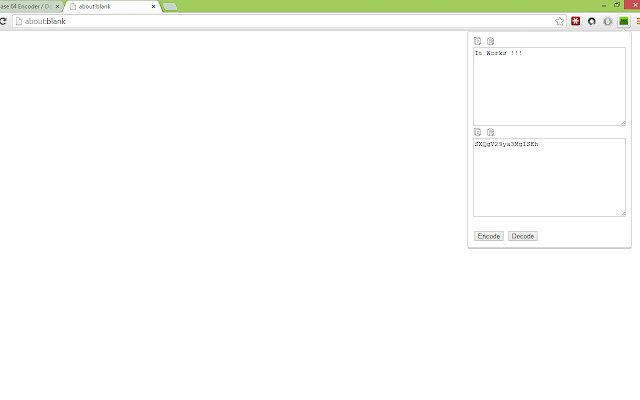 Gato Base 64 Encoder / Decoder  from Chrome web store to be run with OffiDocs Chromium online