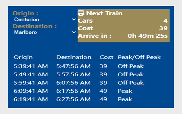 Gautrain Notifier  from Chrome web store to be run with OffiDocs Chromium online