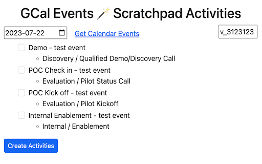 GCal Scratchpad Extension from Chrome web store to be run with OffiDocs Chromium online GCal Scratchpad Extension from Chrome web store to be run with OffiDocs Chromium online