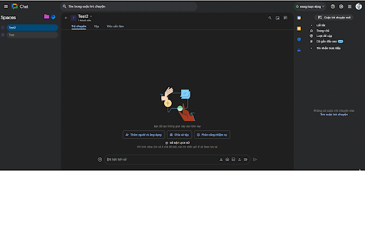 GChat layout  from Chrome web store to be run with OffiDocs Chromium online