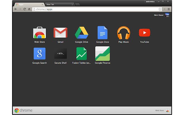 Gdata Dark Plain mula sa Chrome web store na tatakbo sa OffiDocs Chromium online