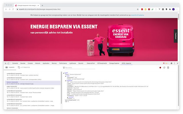 GDDL Inspector mula sa Chrome web store na tatakbo sa OffiDocs Chromium online