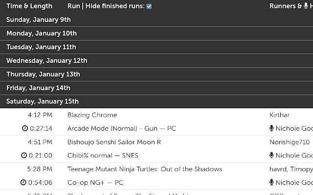 Peningkatan Jadwal GDQ dari toko web Chrome untuk dijalankan dengan OffiDocs Chromium online