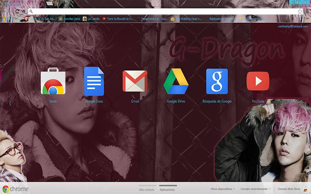 G Dragon mula sa Chrome web store na tatakbo sa OffiDocs Chromium online