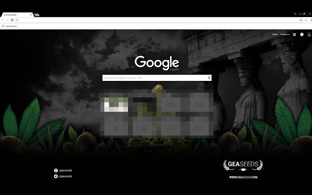 Gea Seeds dal negozio web di Chrome verrà eseguito con OffiDocs Chromium online