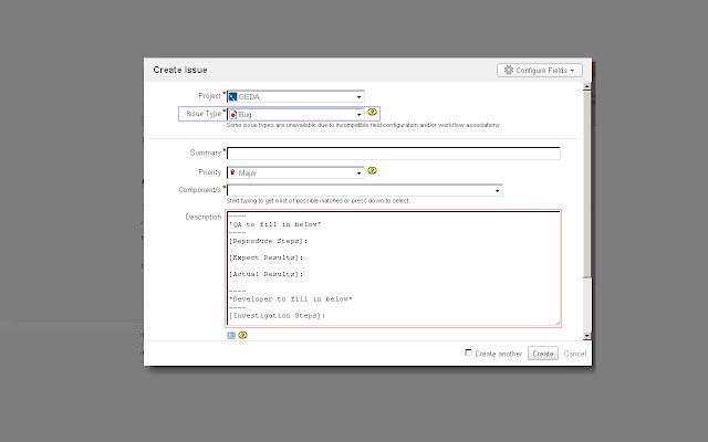 GEDA customized JIRA page  from Chrome web store to be run with OffiDocs Chromium online